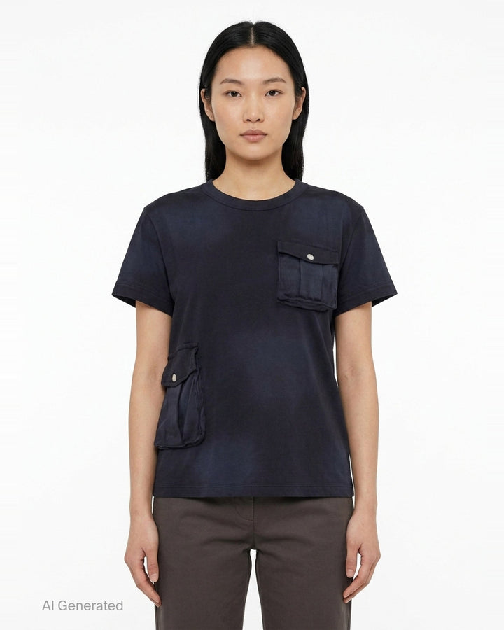 Washed Patch Pocket Tee | 3.1 Phillip Lim | Club21 - front