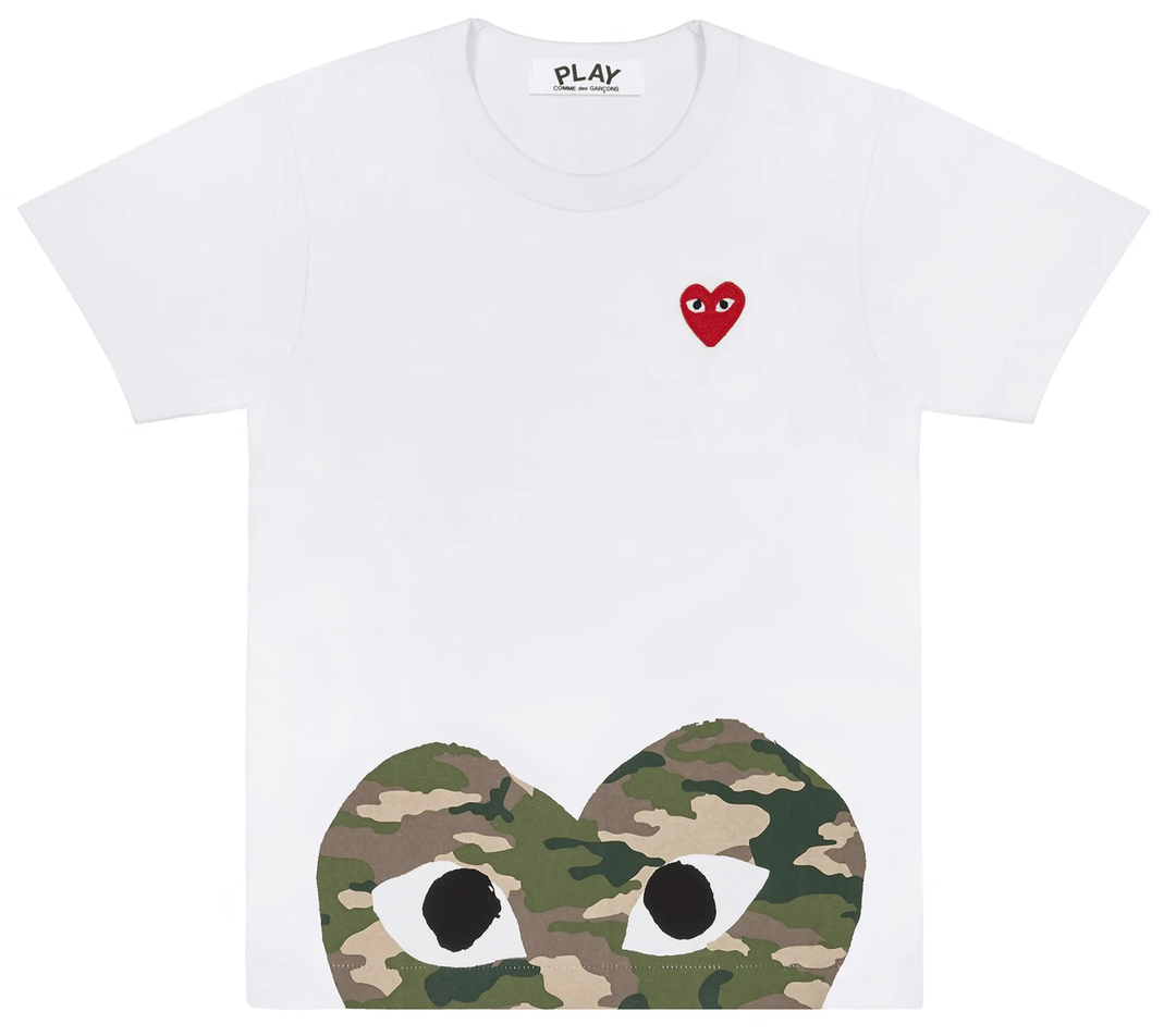 Camo Bottom Heart Tee Women