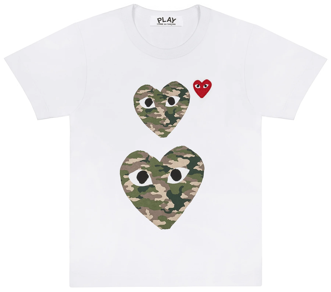 Camo Two Heart Tee Women