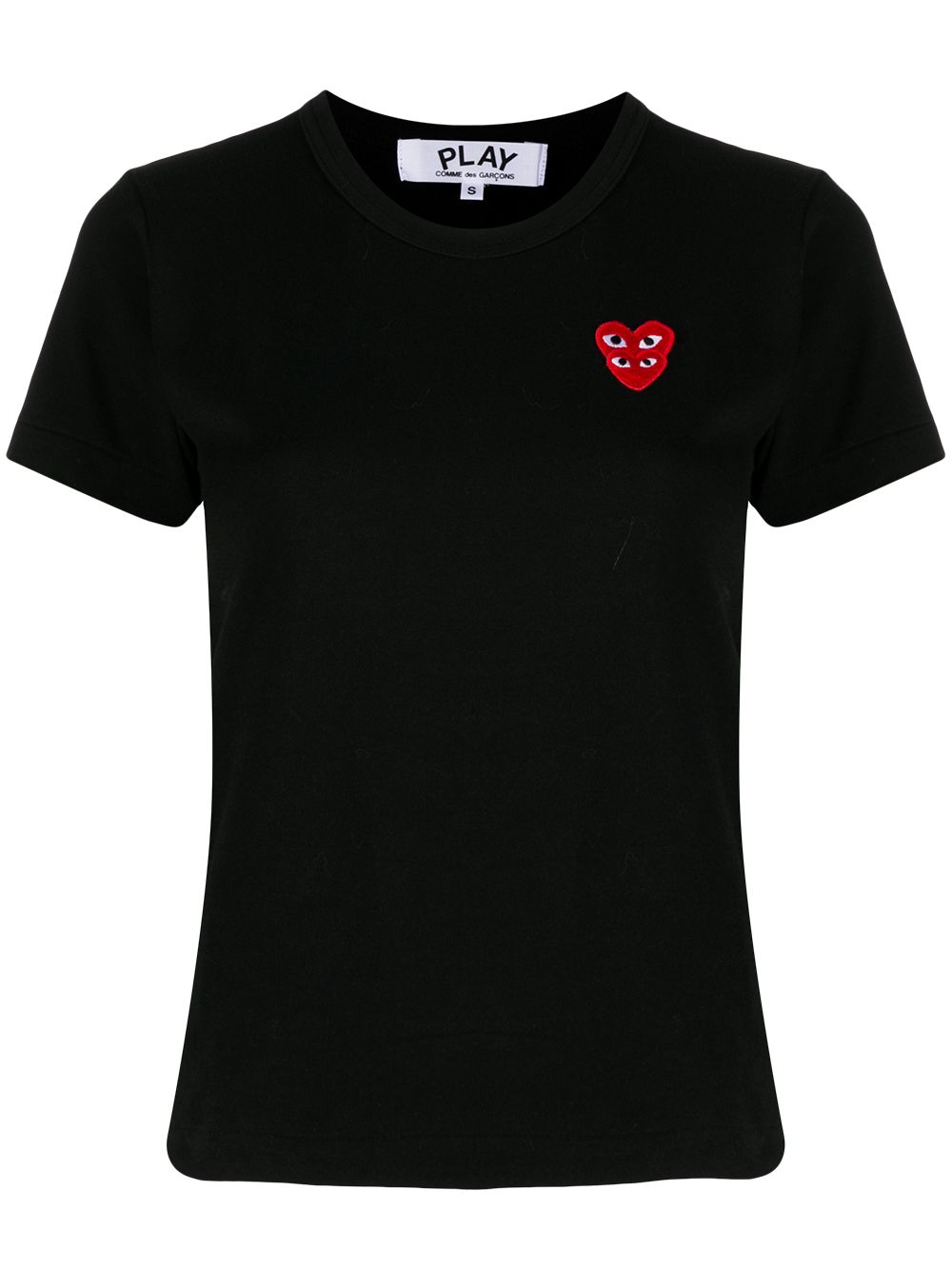 Stacked Red Emblem Tee Women