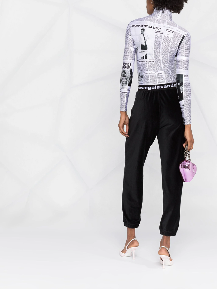 Logo Elastic Jogger In Stretch Corduroy