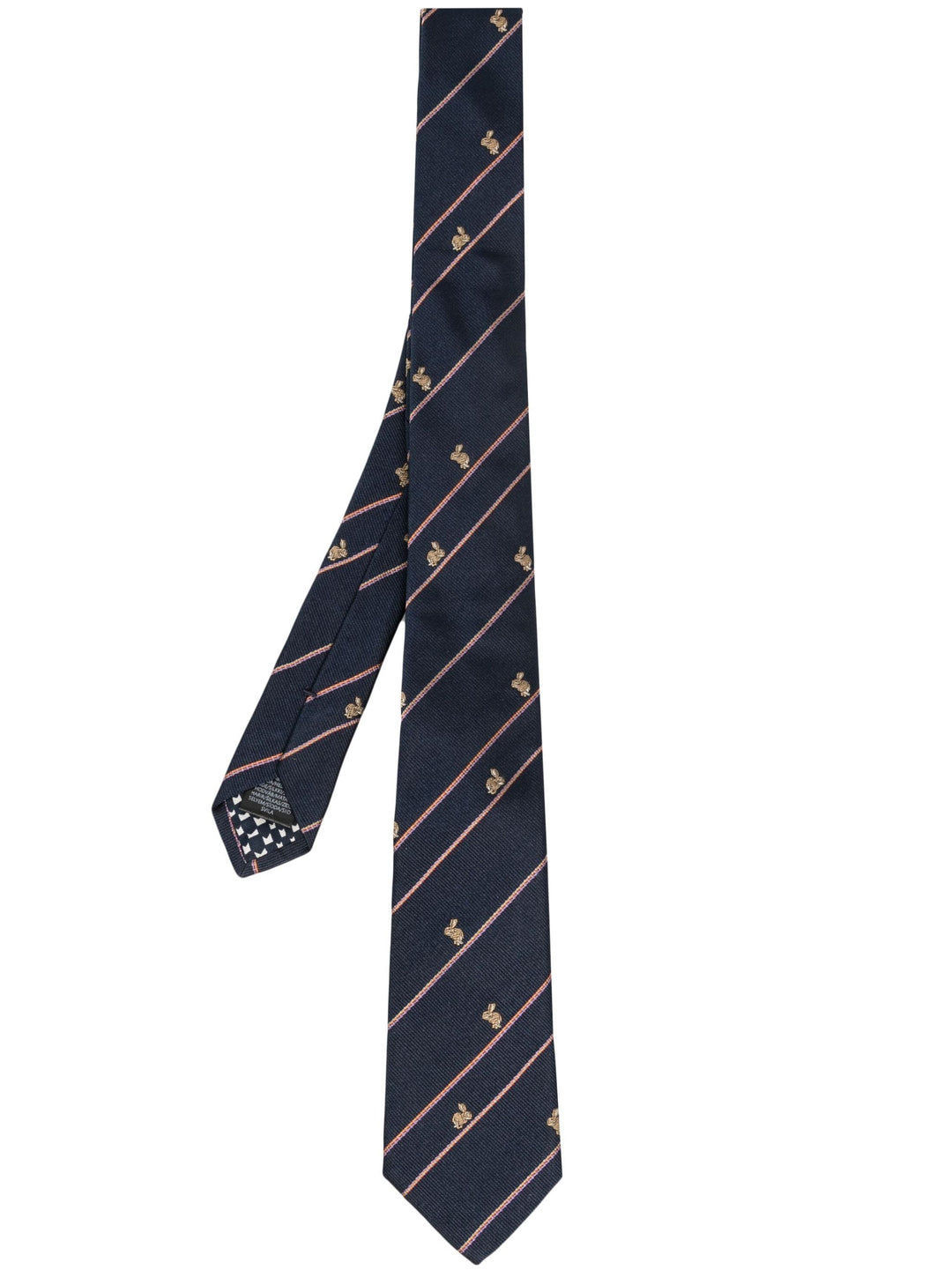 Men Tie Rabbit Stripe