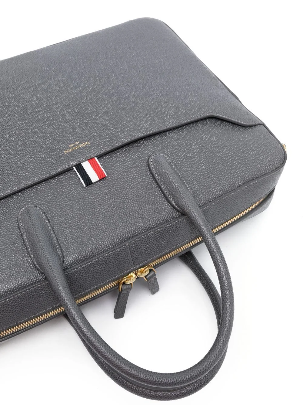 Pebble Grain Leather Business Bag Men