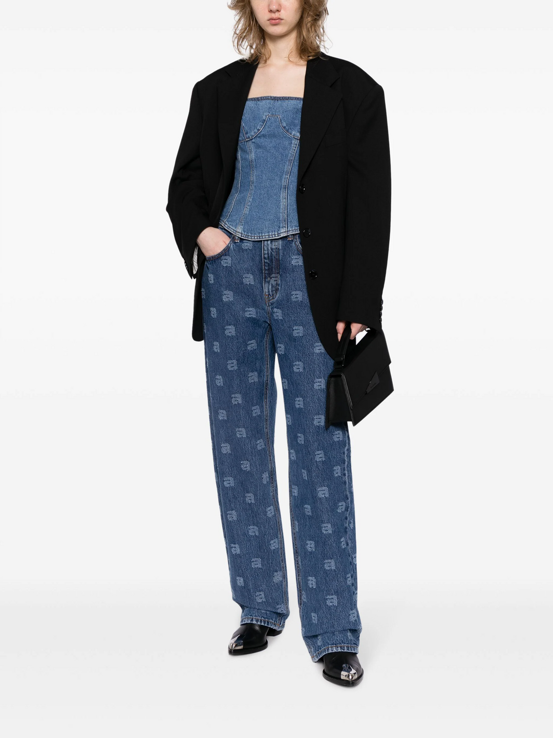 Ez Mid-Rise Straight-Leg Jean In Denim