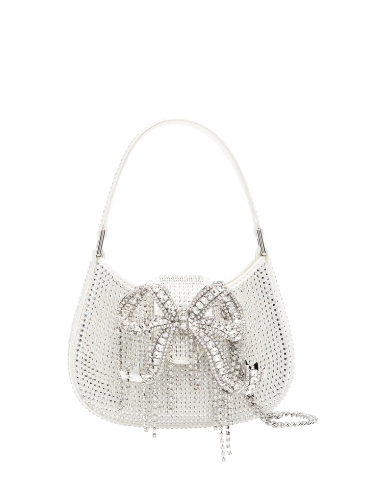 Champagne Rhinestone Micro Bag