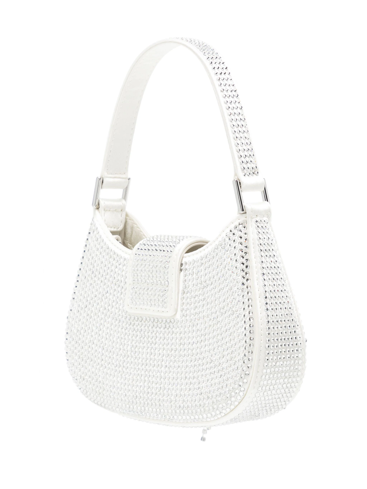 Champagne Rhinestone Micro Bag