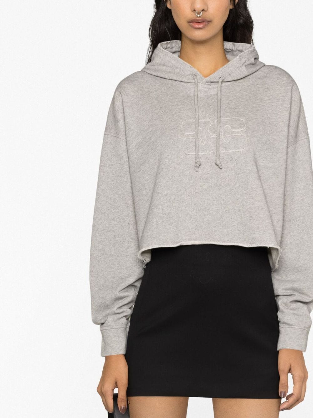 Isoli Cropped Oversized Hoodie