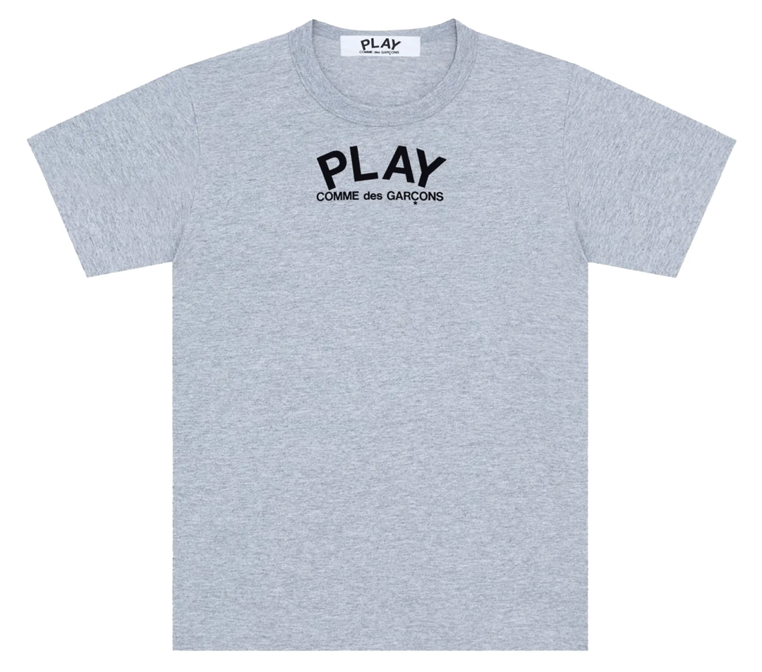 Front Play Logo Back Black Heart Tee Women