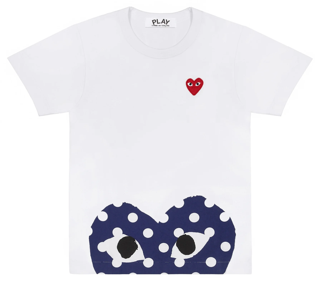Bottom Polka Dot Heart Tee Women