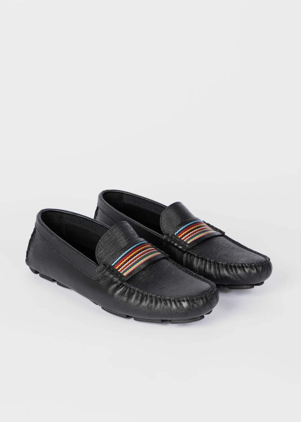 Mens Shoe Colima Black Stripe