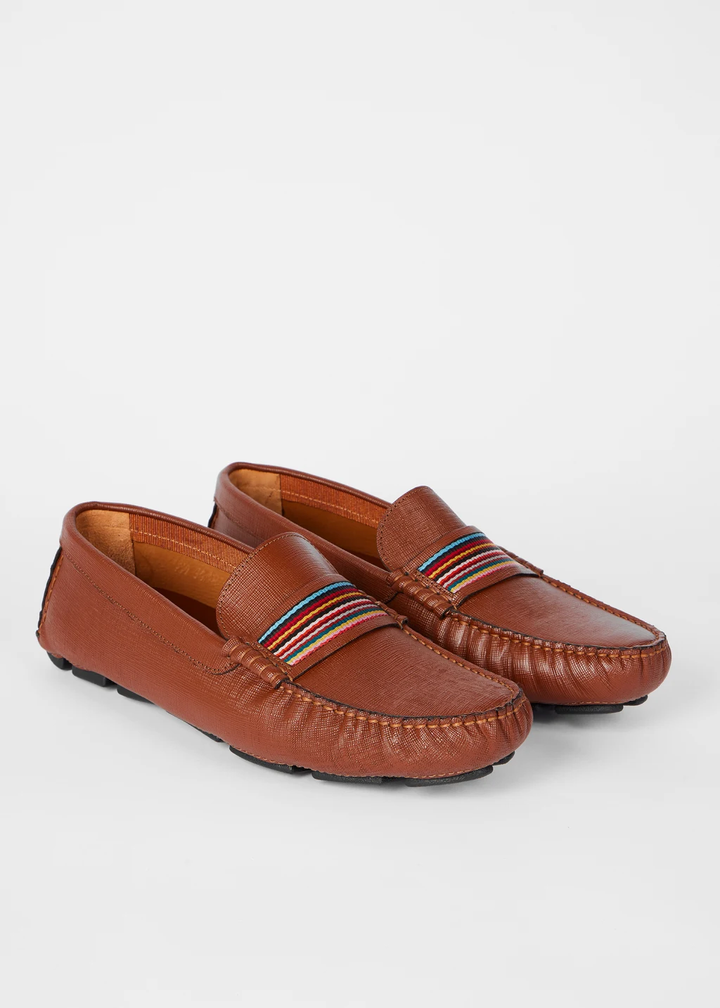 Mens Shoe Colima Tan Stripe