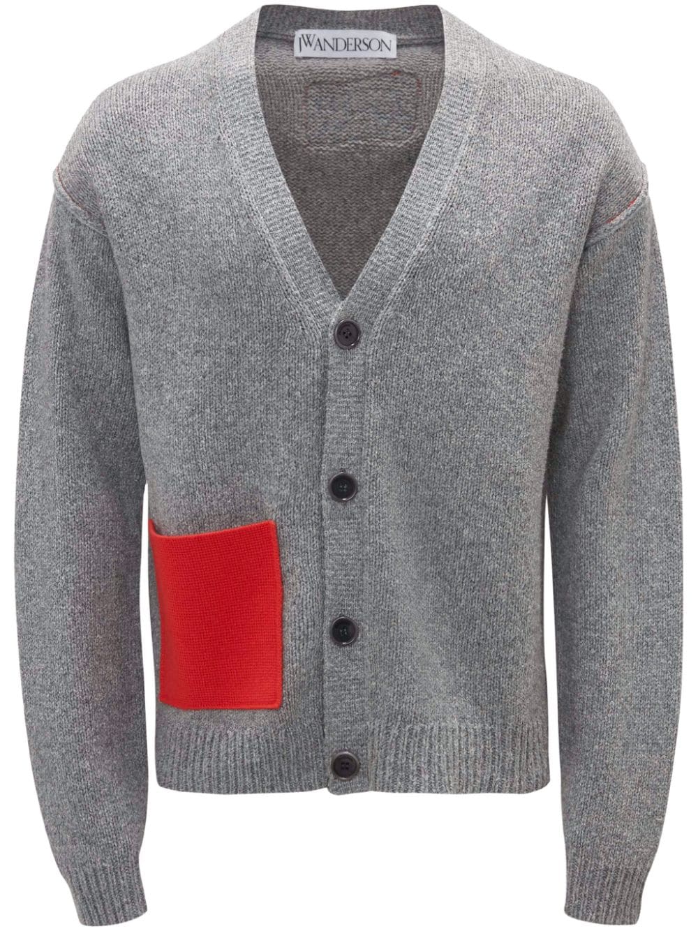 Contrast Pocket Cardigan