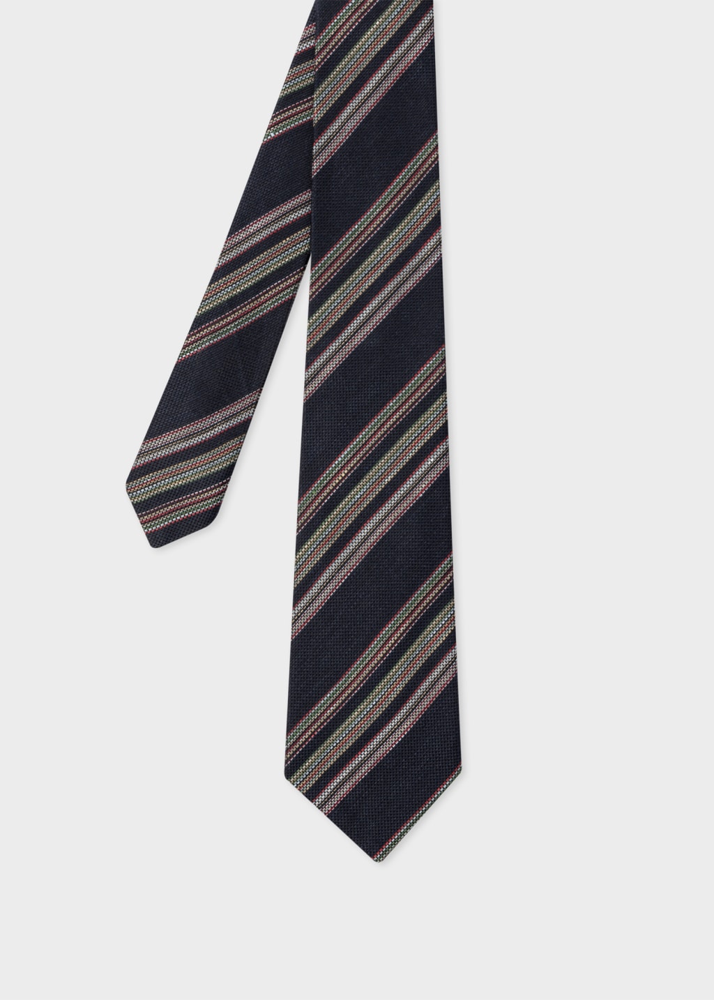 Men Tie Block Stripe