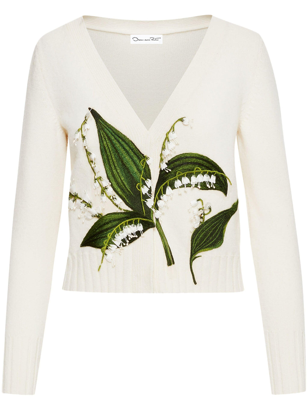 Lily Of The Valley Embroidered Cardigan