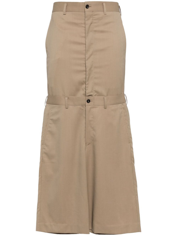 Wool Gabardine Pants