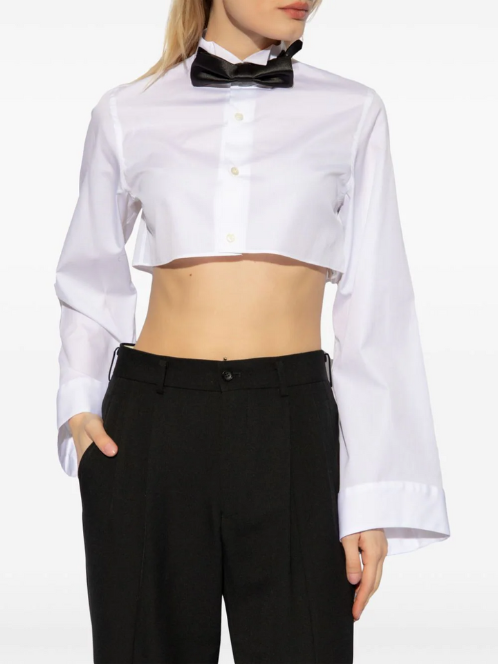 Cotton Broad X Polyester Satin Blouse