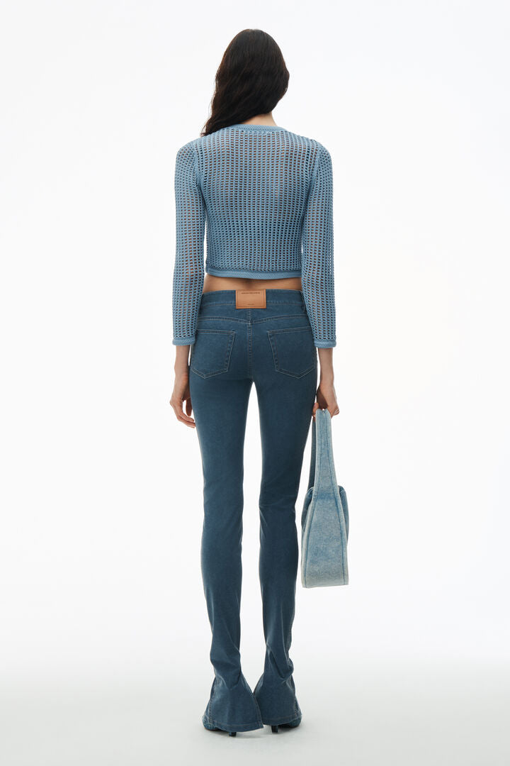 Cropped Logo Cardigan