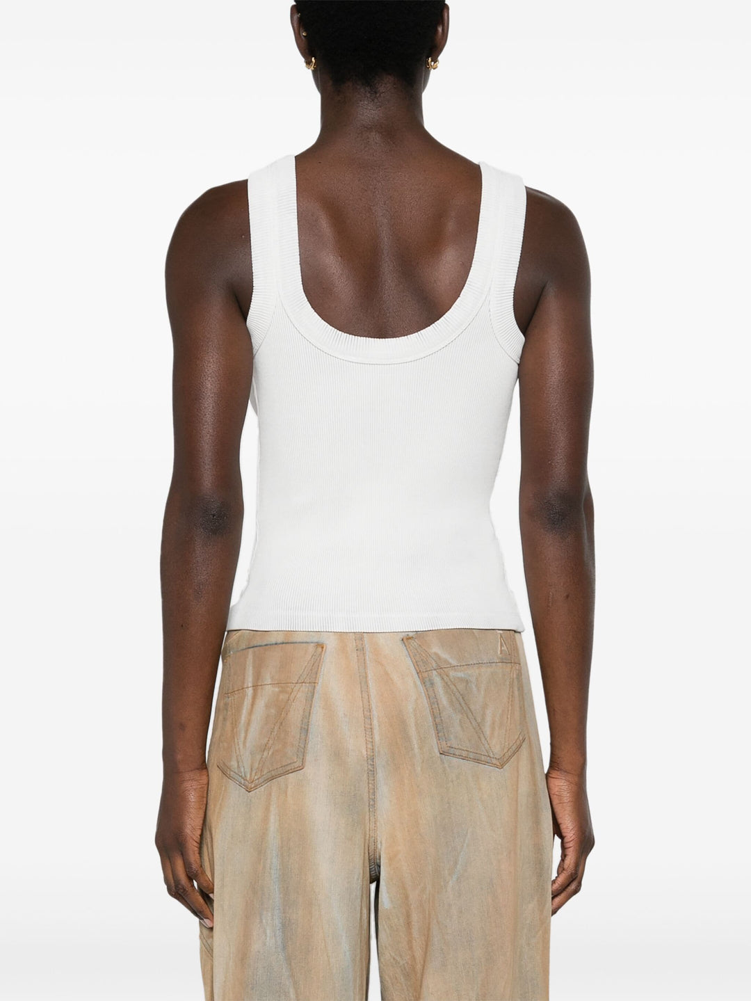 Tank Top With Embossed Logo