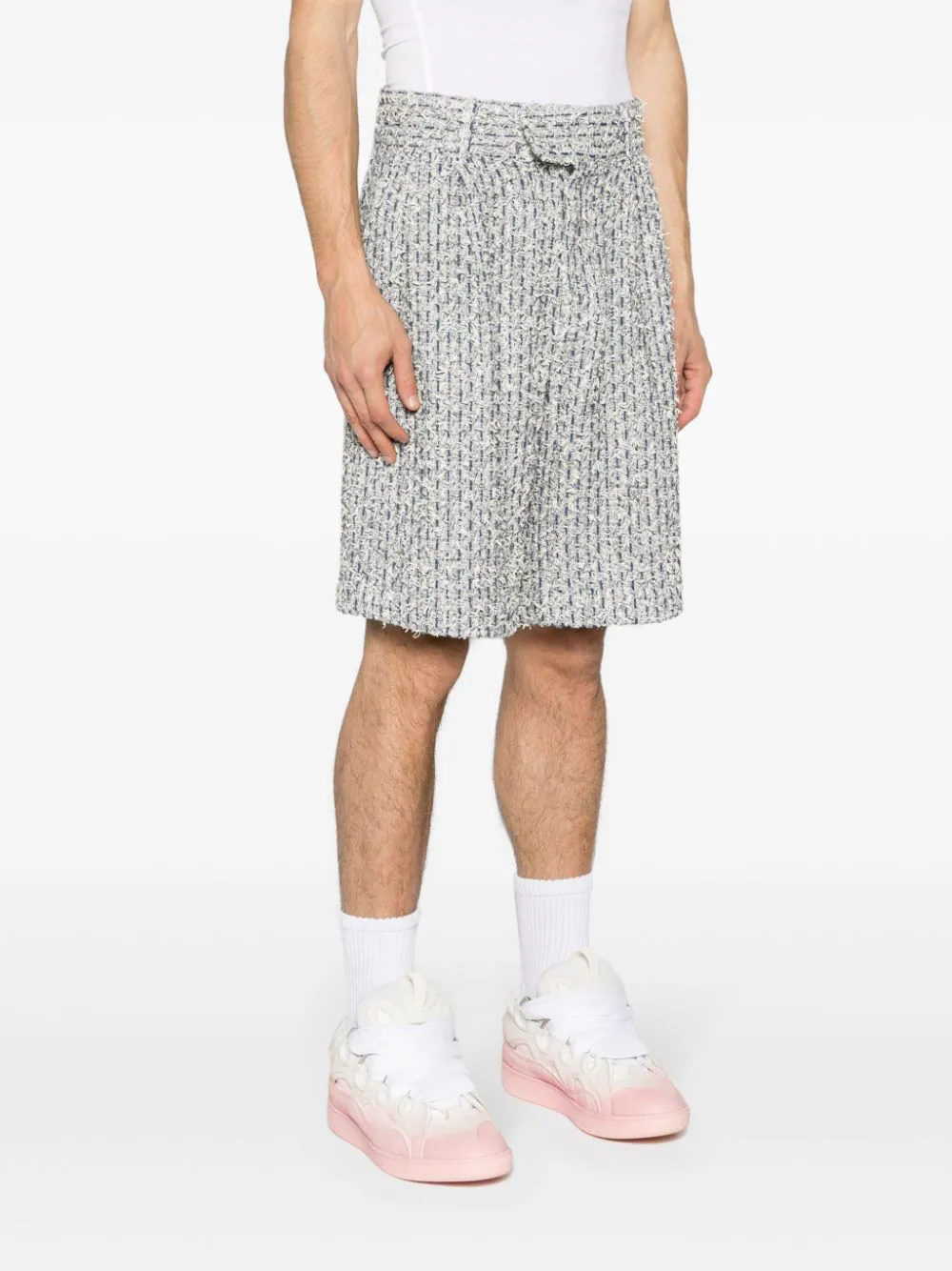 Boucle Tweed Skater Shorts