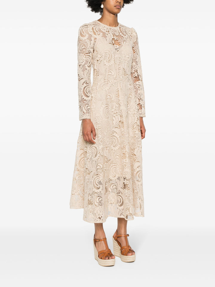 Waverly Lace Midi Dress