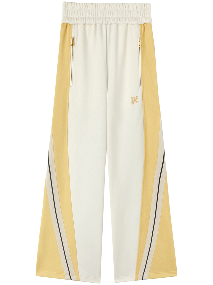 Monogram Colorblock Wide Track Pants