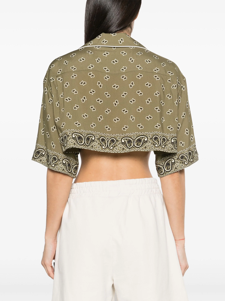 Paisley Crop Shirt