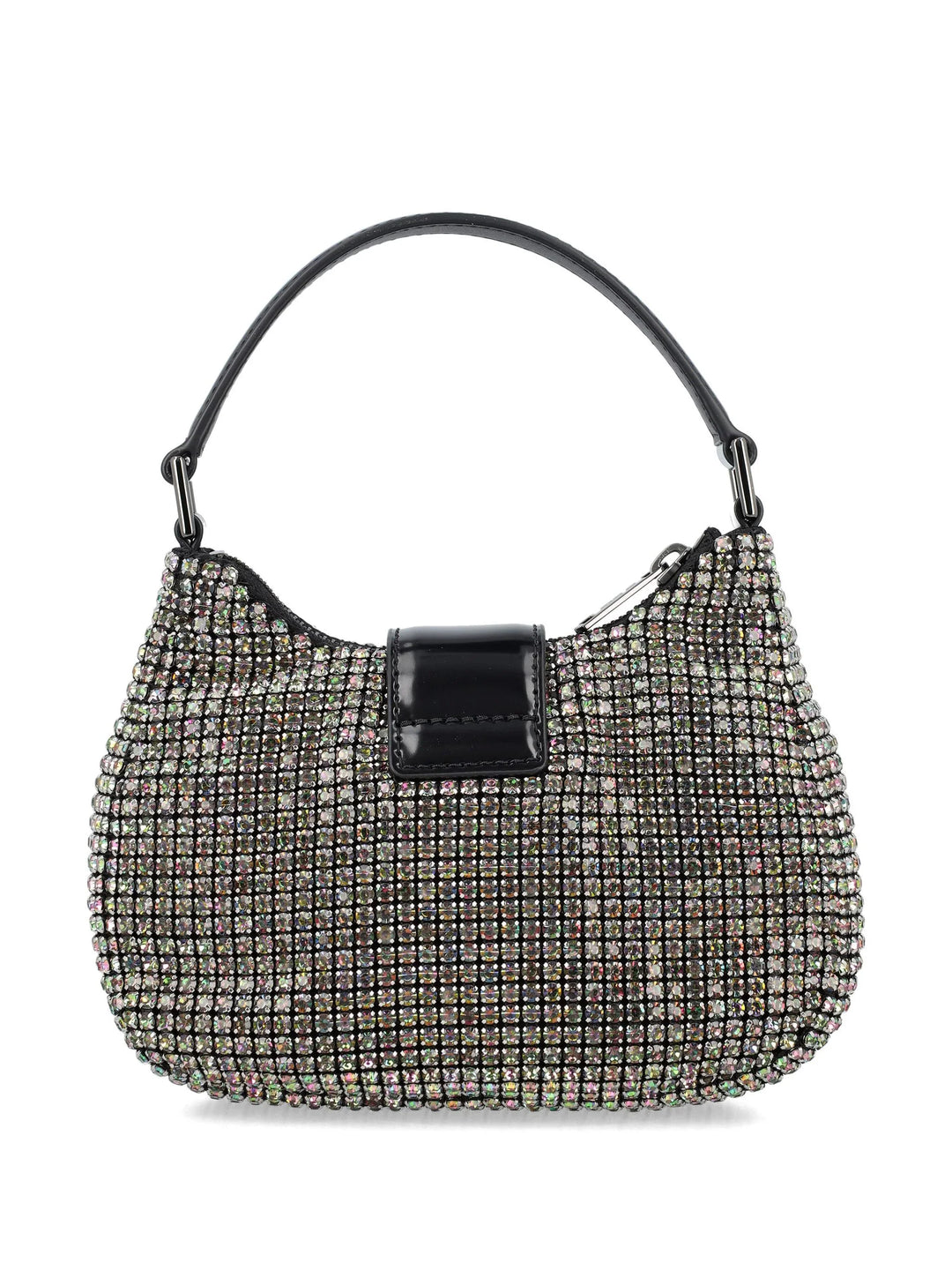 Multi Rhinestone Chainmail Handbag