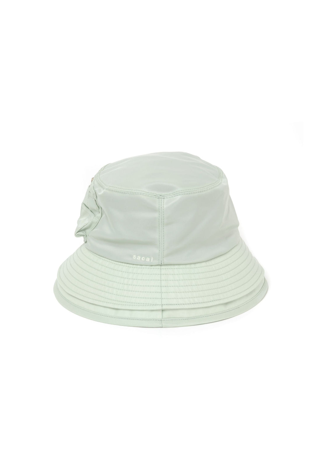 Pocket Double Brim Hat / Nylon Twill