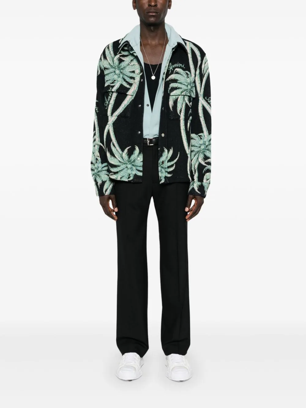 Twisted Palm Tapestry Overshirt