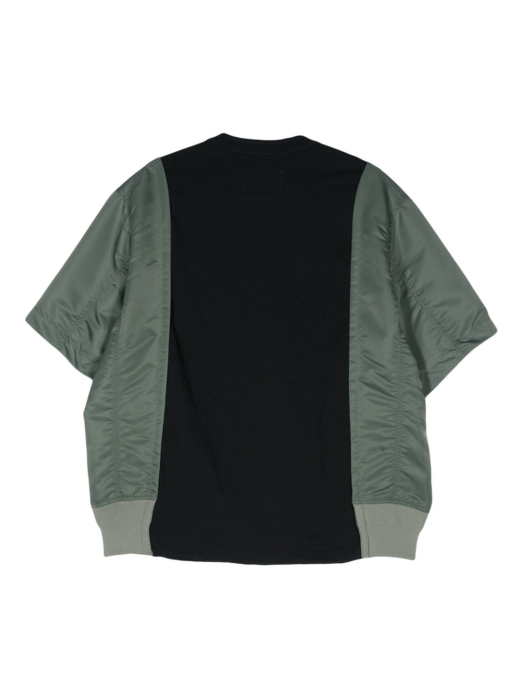 Nylon Twill X Cotton Jersey T-Shirt