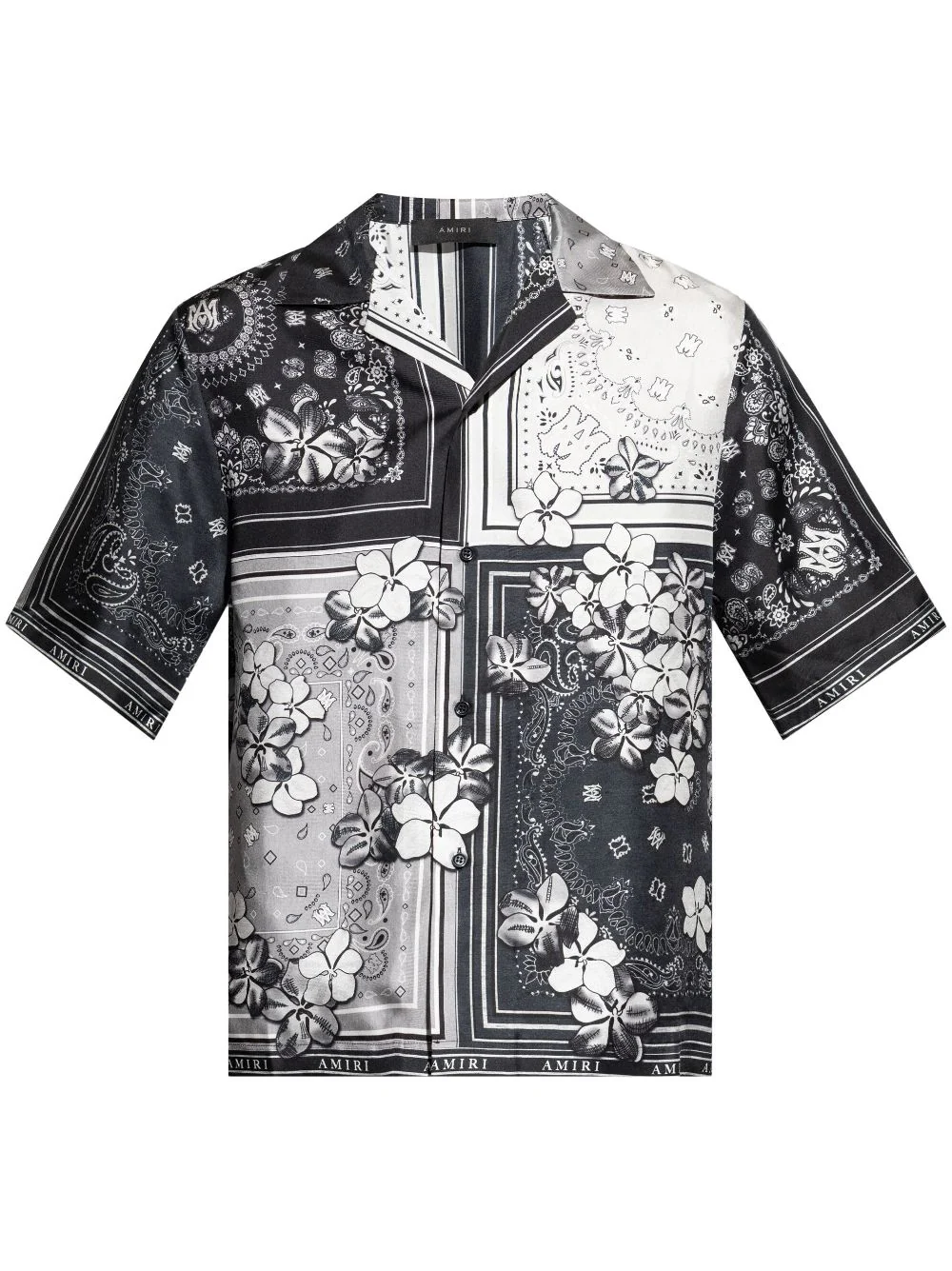 Bandana Floral Bowling Shirt