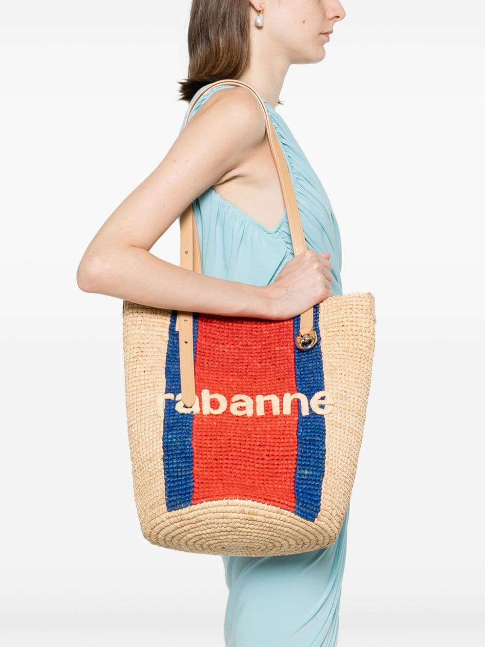 Rabanne Basket Tote Bag