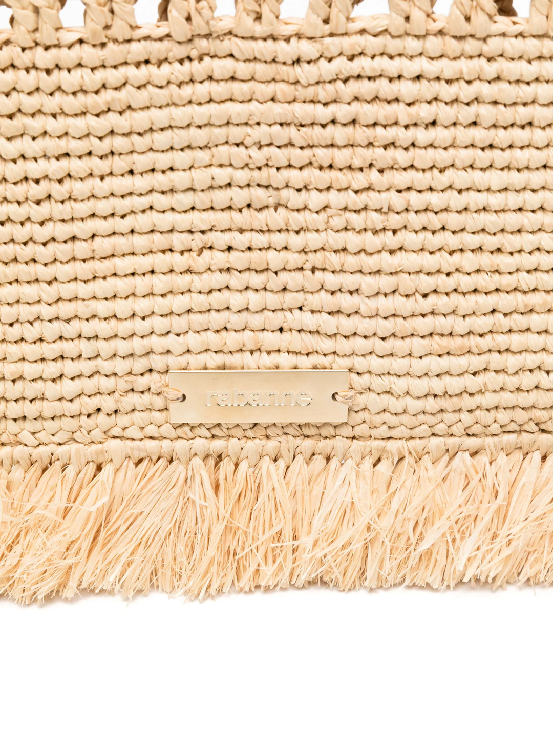 Natural Raphia Pouch