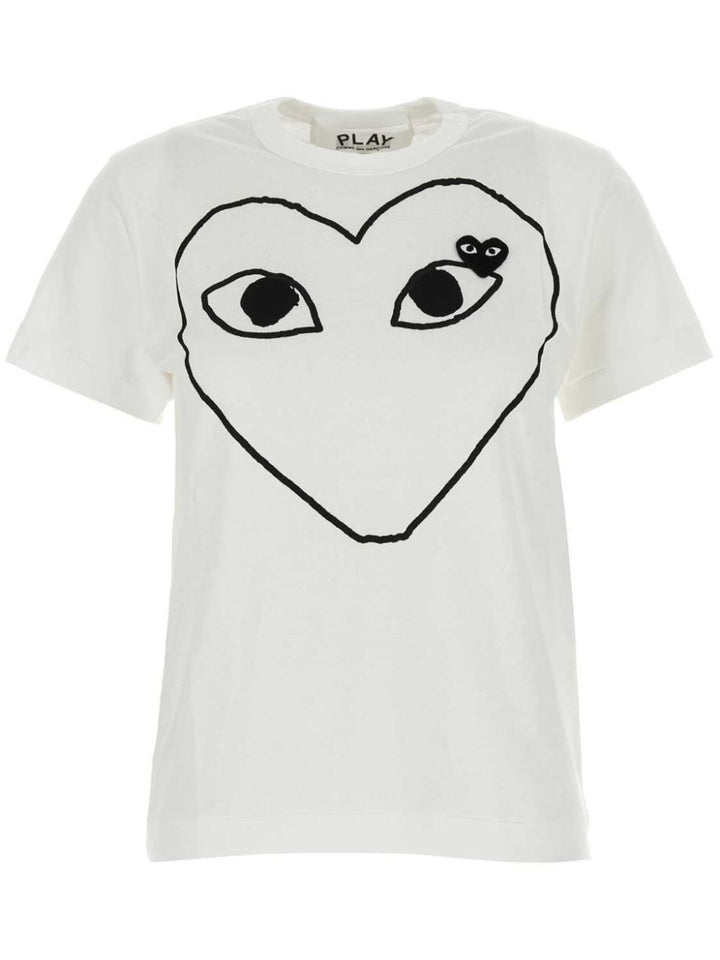 Outline Black Heart Tee Unisex