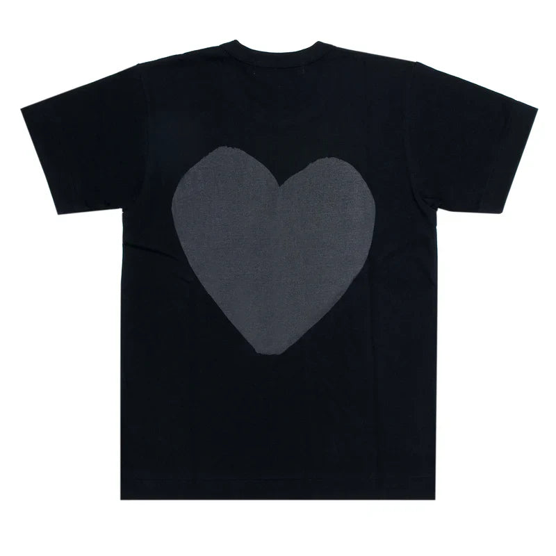 Heart On Front And Back Tee Unisex