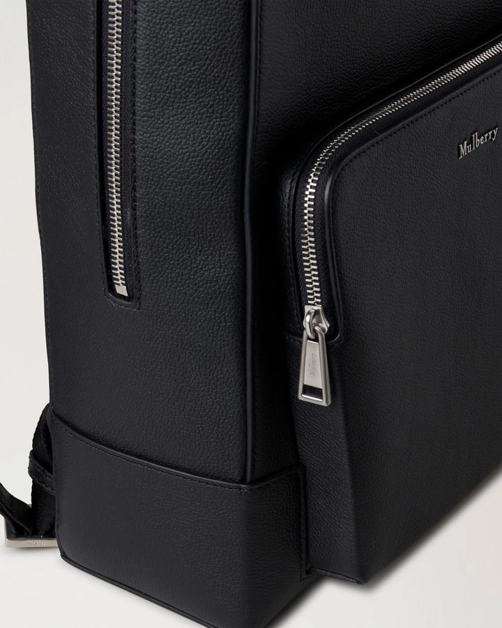 Farringdon Backpack Black Small Pebble Grain