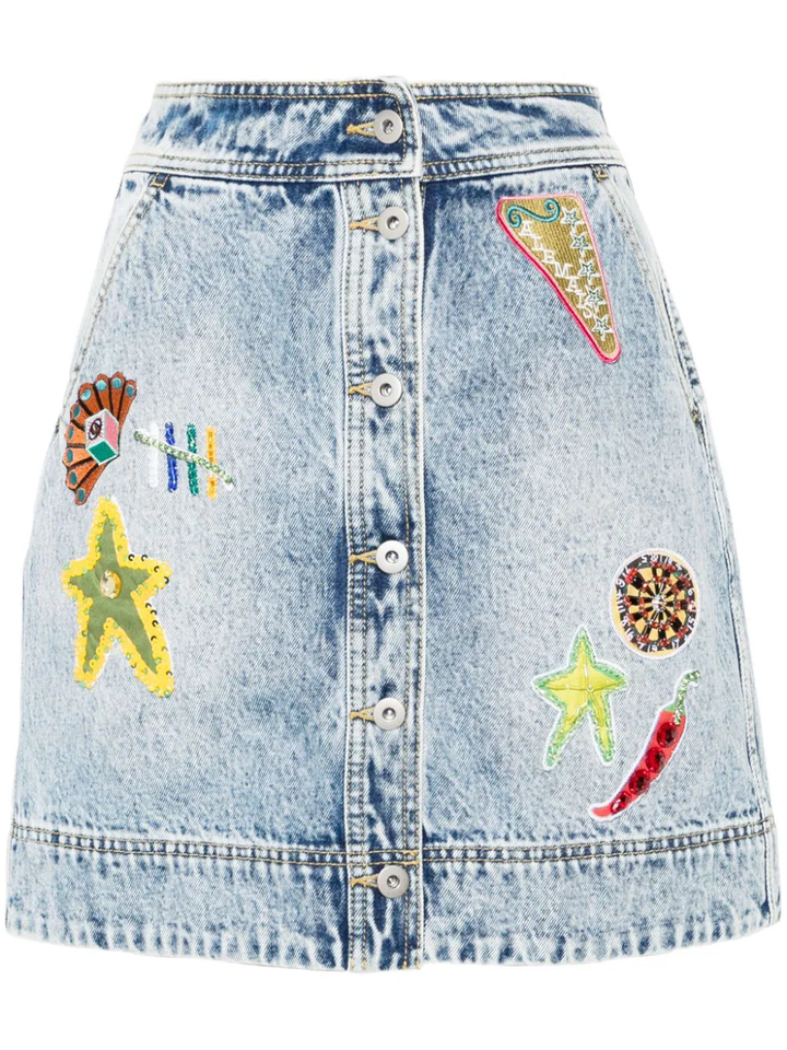 Jackpot Denim Skirt