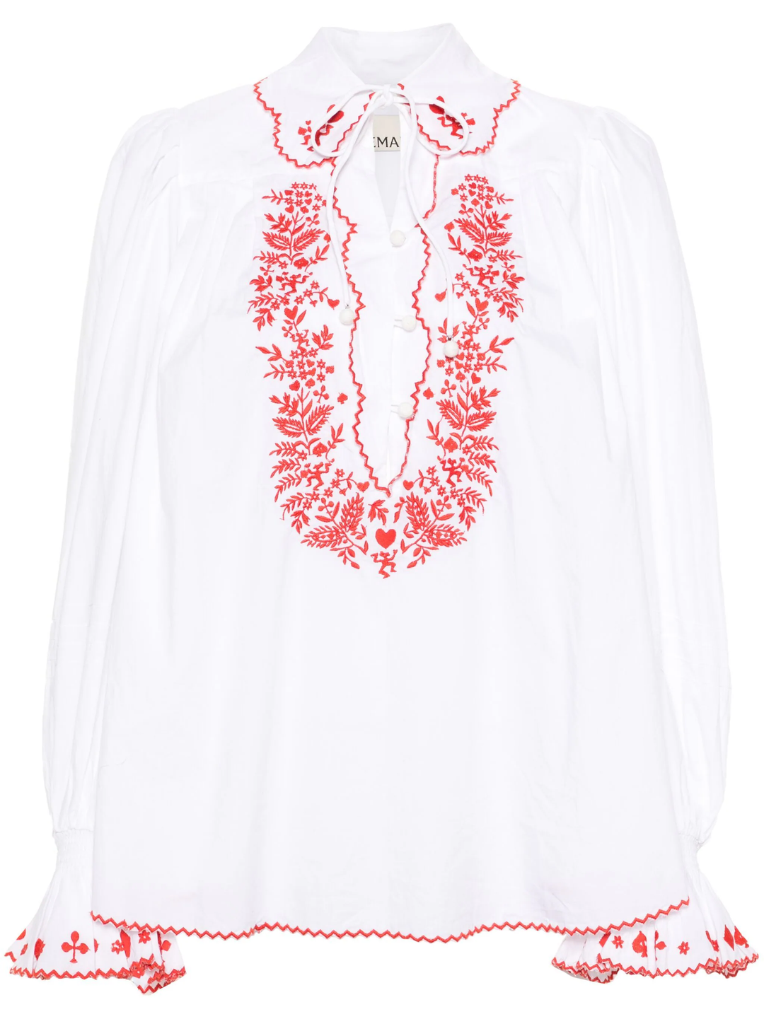 Hearts Embroidered Shirt