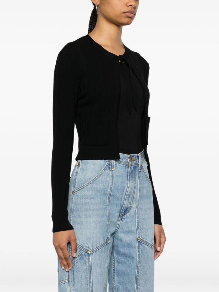 Light Viscose Rib Cardigan