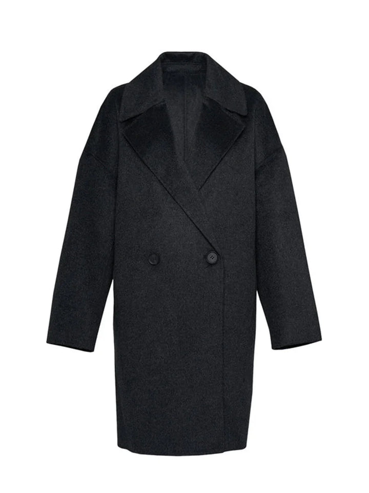 Double Face Cashmere Hand-Stitched Coat Unisex