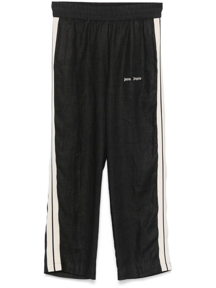 Classic Logo Linen Trackpants