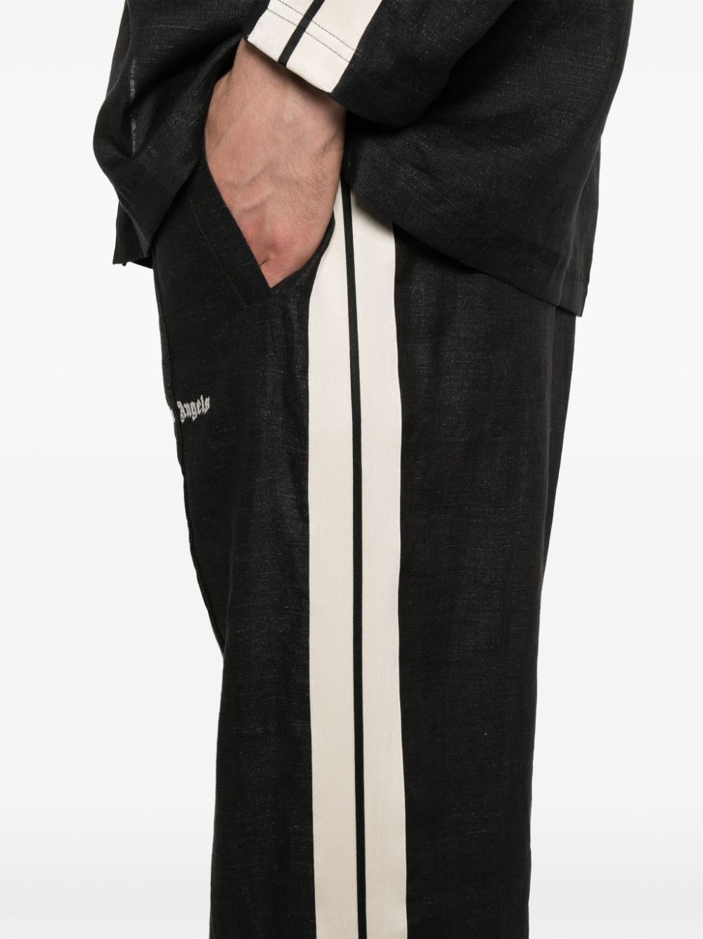 Classic Logo Linen Trackpants