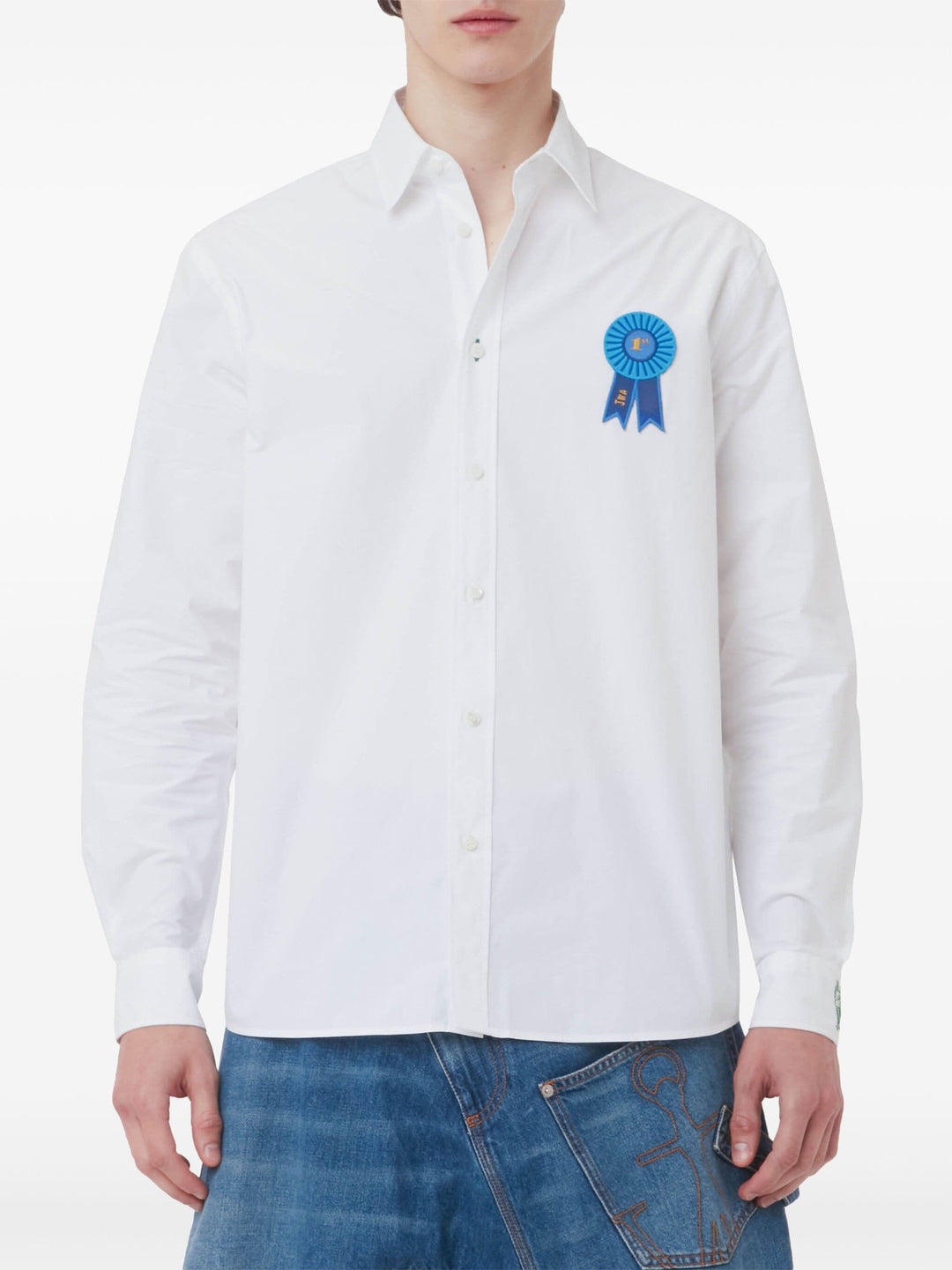 Rosette Patch Classic Shirt