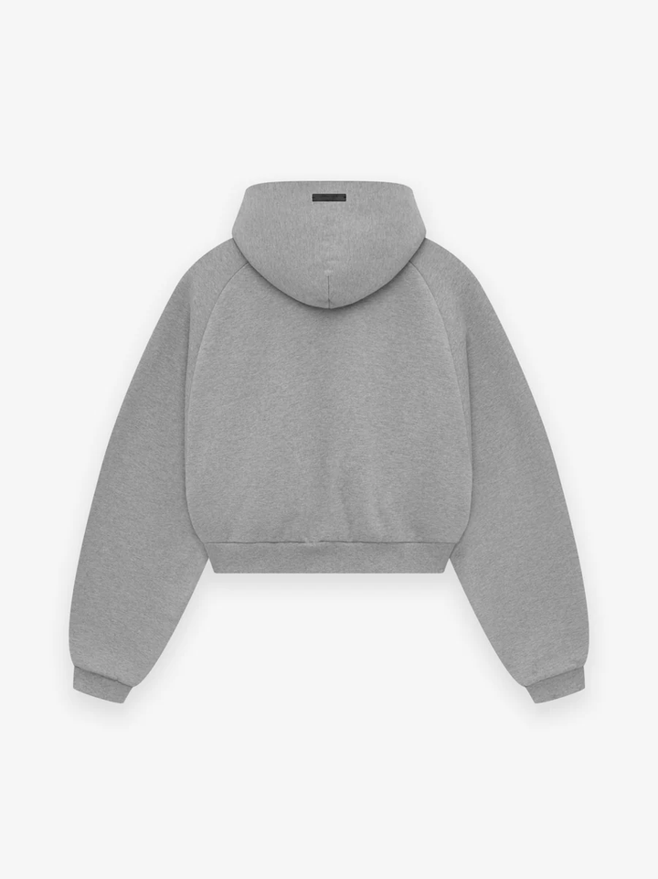 Fleece Cropped Hoodie Women