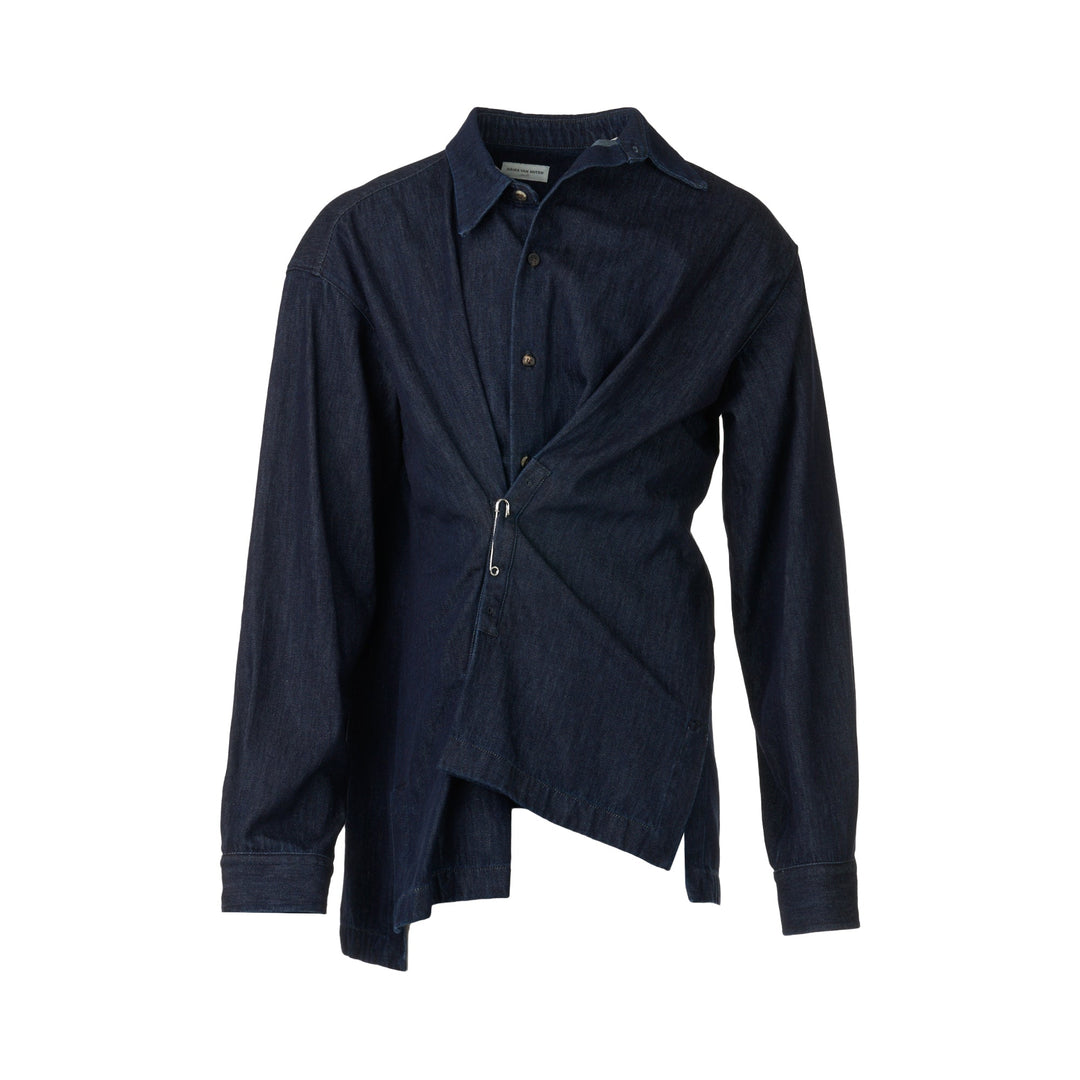 Lightweight Indigo Twill Rinsed Shirt