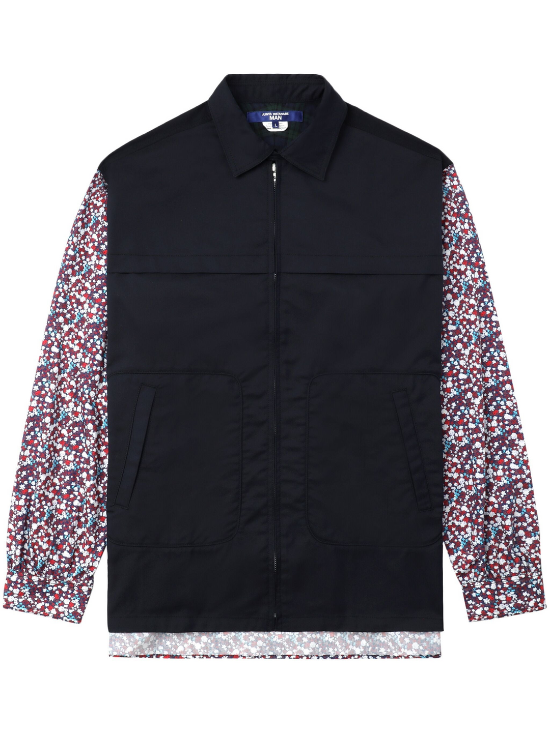 Small Flower Pattern Cotton Shirt
