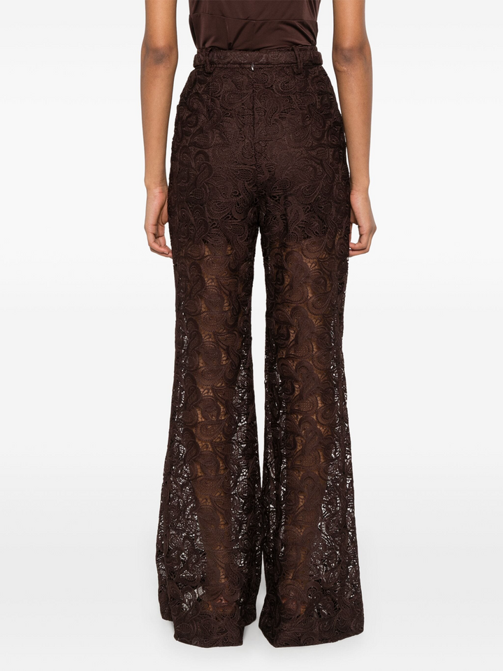 Illustration Lace Flare Pant