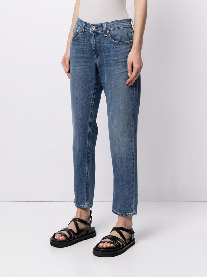 Dre Boyfriend Low-Rise Slim Jeans