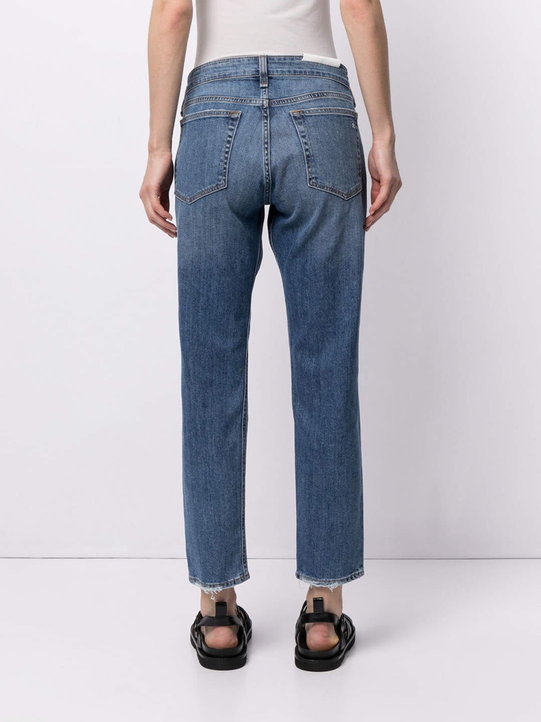 Dre Boyfriend Low-Rise Slim Jeans