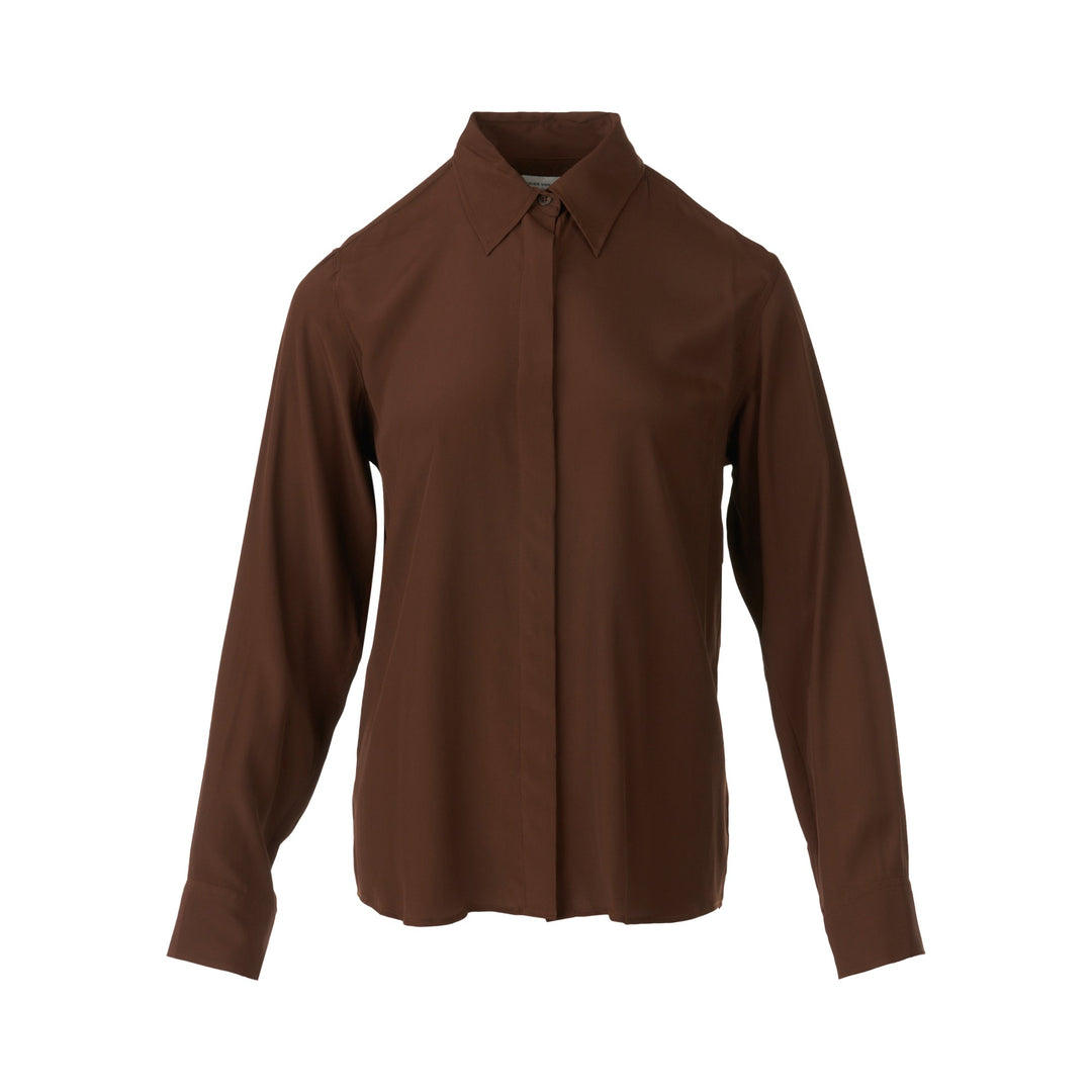 Lightweight Fluid Acetate-Silk Shirt